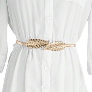 Gold Leaf Belt for Women